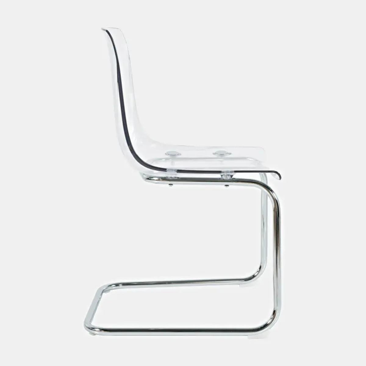 Clarity Transparent Dining Chair - Image 8