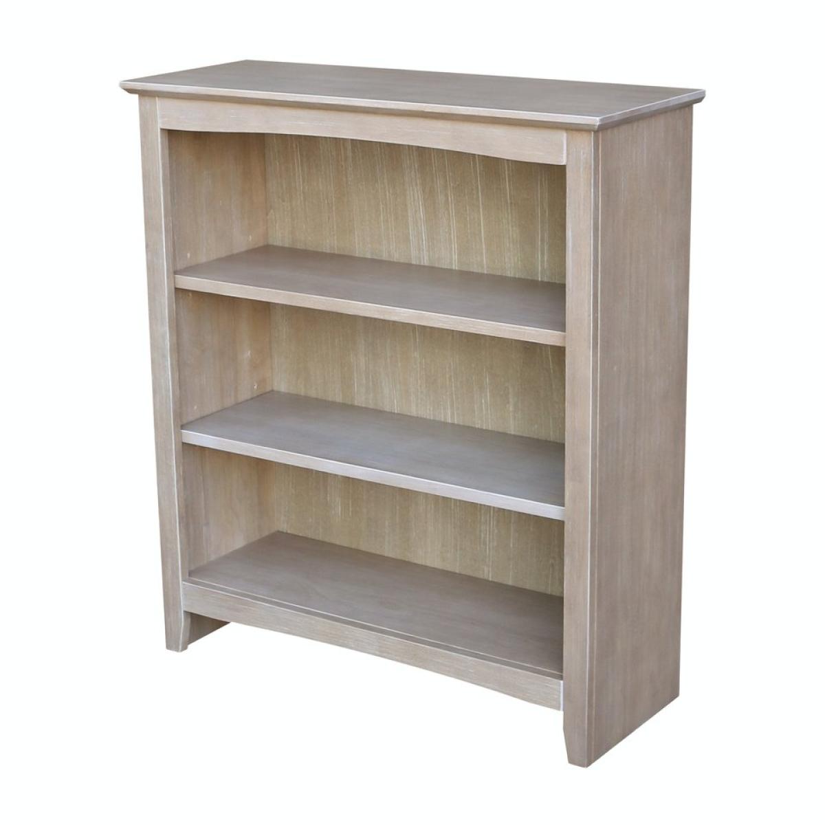 Home Accents - 32''H Shaker Bookcase Taupe Gray - Image 2