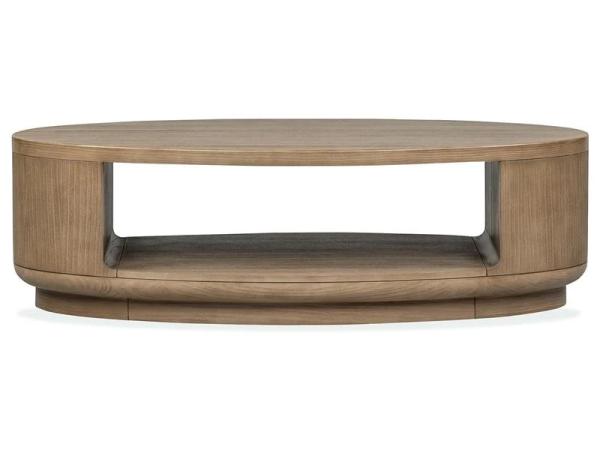 Sanford T6318-47 Oval Cocktail Table w/Casters - Image 9