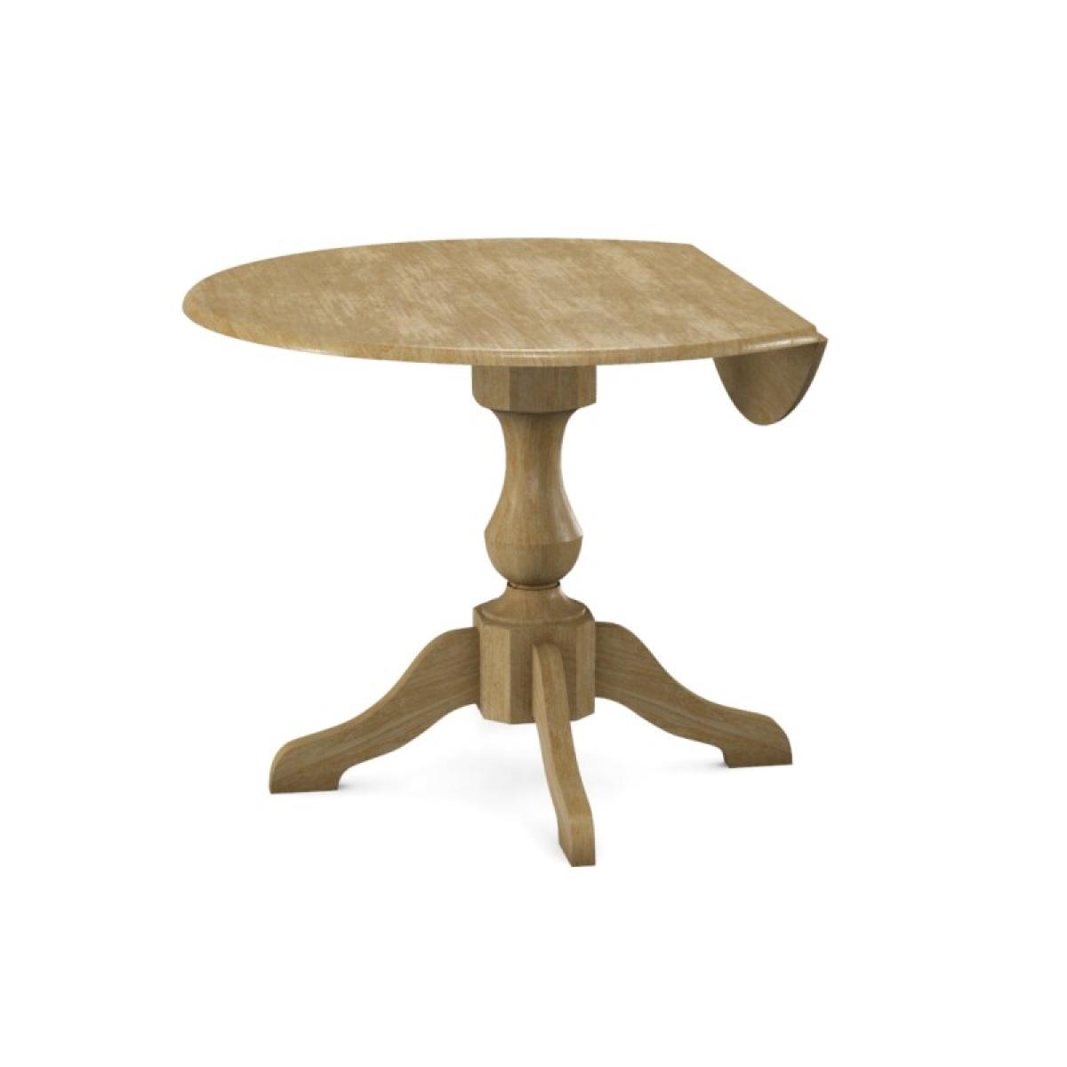Build Your Own Pedestal Table w/ 42"Dropleaf Top - Image 4