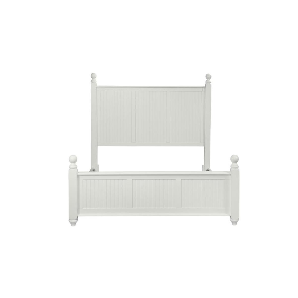 Queen Cottage Bed in Pure White - BD08-201QHN - Image 3