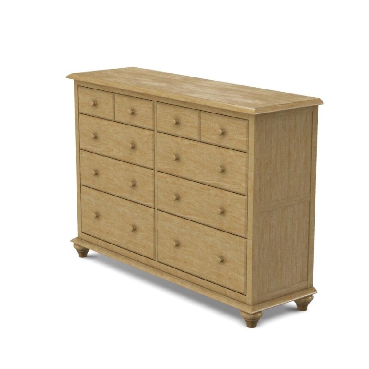 Cottage 10-Drawer Dresser - Image 10