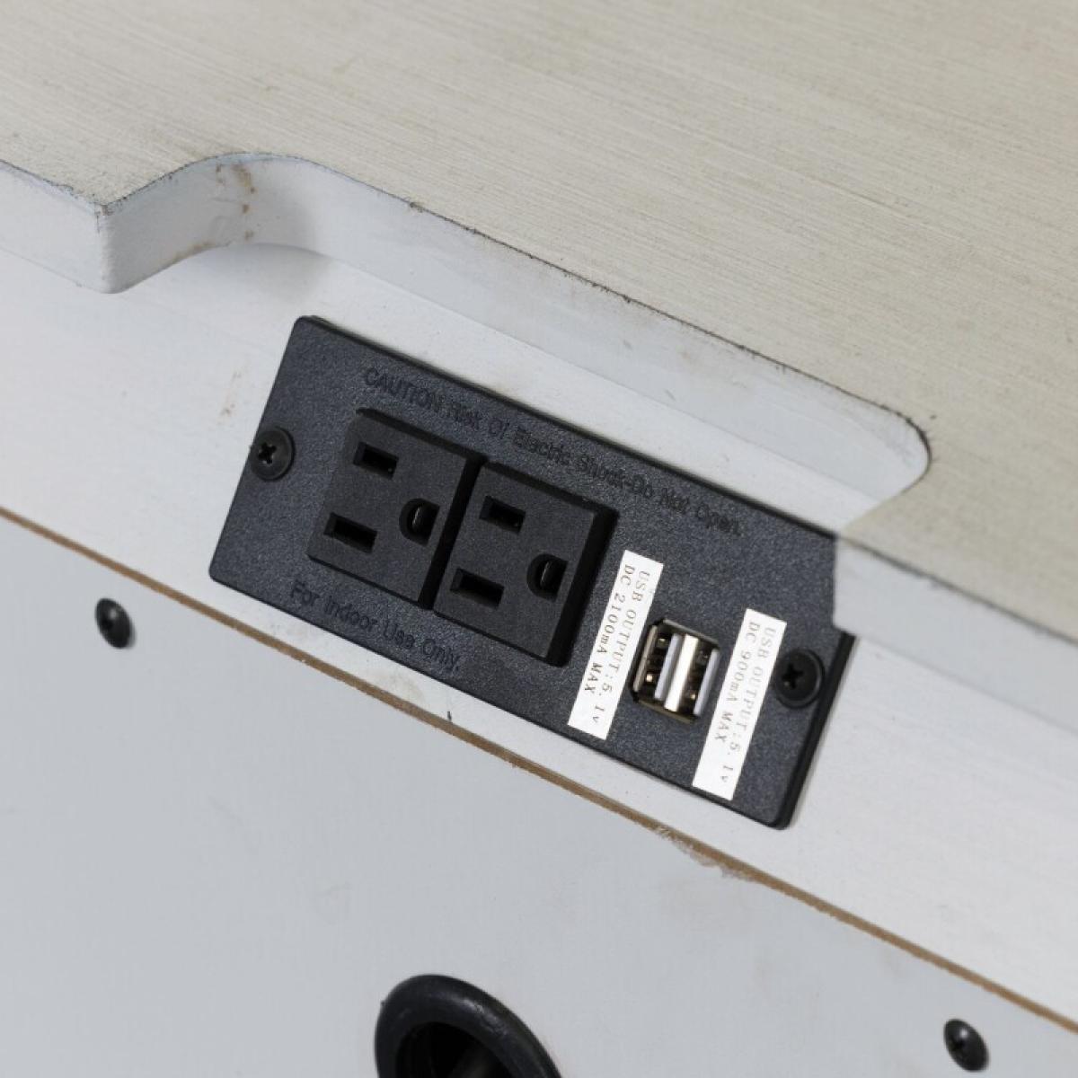 Big Valley 2 Drawer Night Stand w/ Charging Station - Image 8