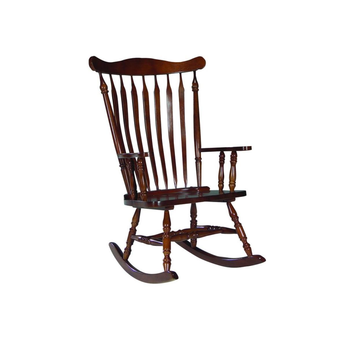 Home Accents - Colonial Rocker in Cherry - Image 2