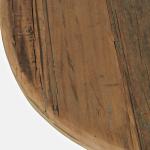 Reclamation Salvaged Wood Round Side Table - Image 8