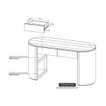 2 Drawer, Desk - Balam - Image 6