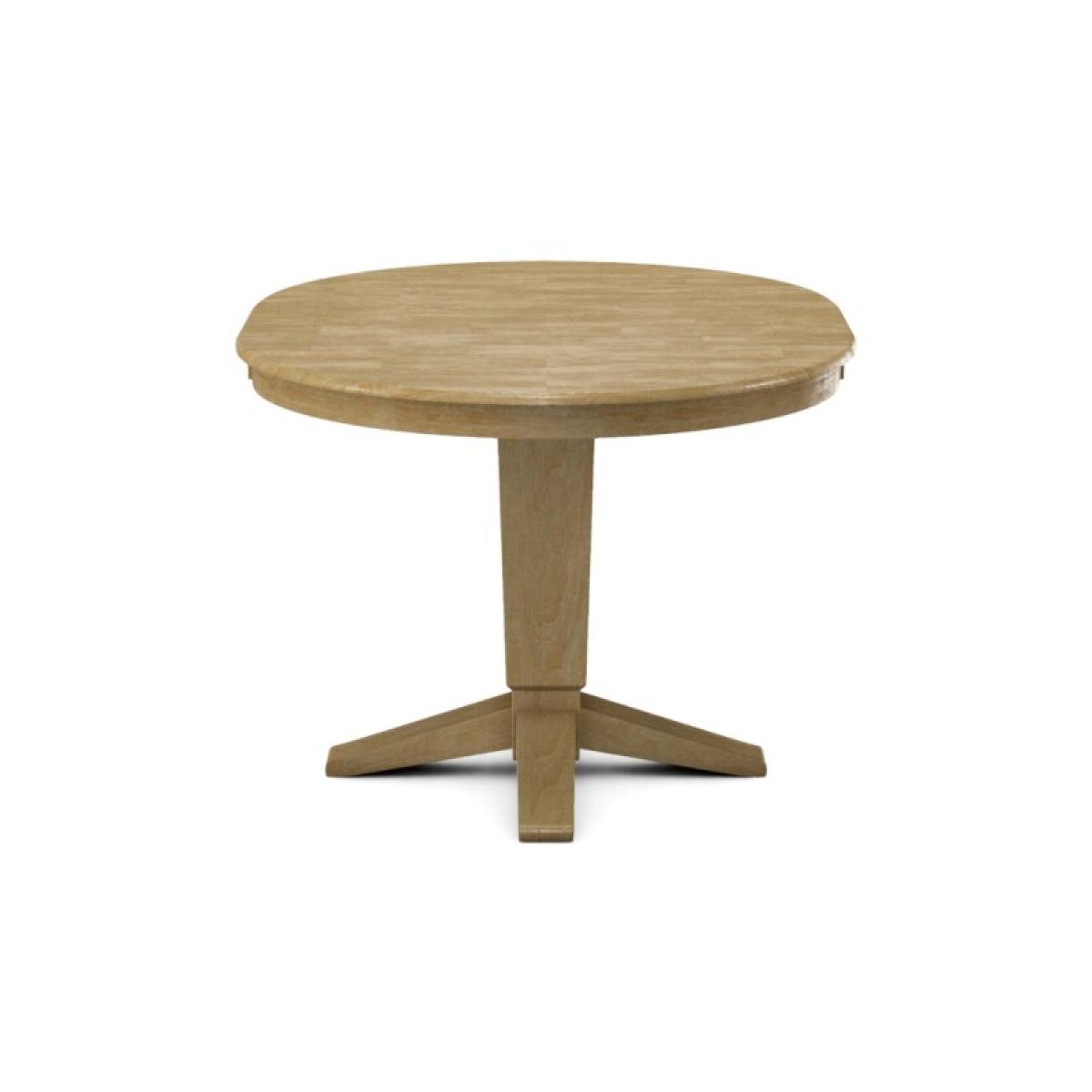 Build Your Own Pedestal Table w/ 42" x 54" Round Extension Tabletop - Image 14