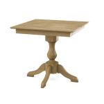 Build Your Own Pedestal Table w/ 36" Square Tabletop w/ Reverse Bevel Edge - Image 7