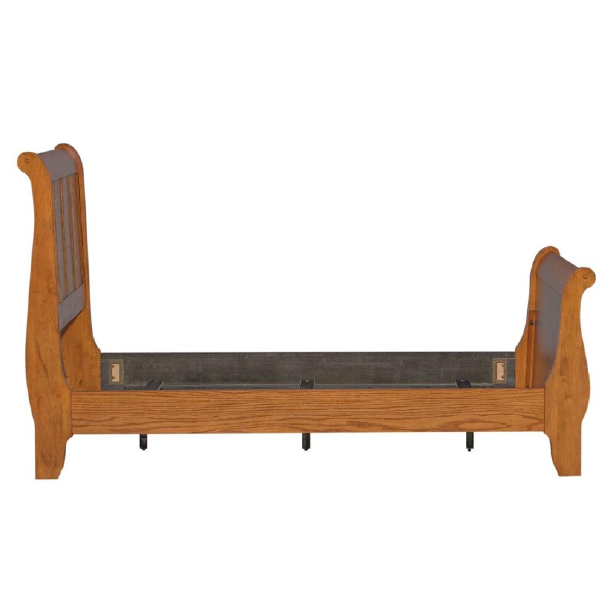 Grandpas Cabin Twin Sleigh Headboard & Footboard - Image 5