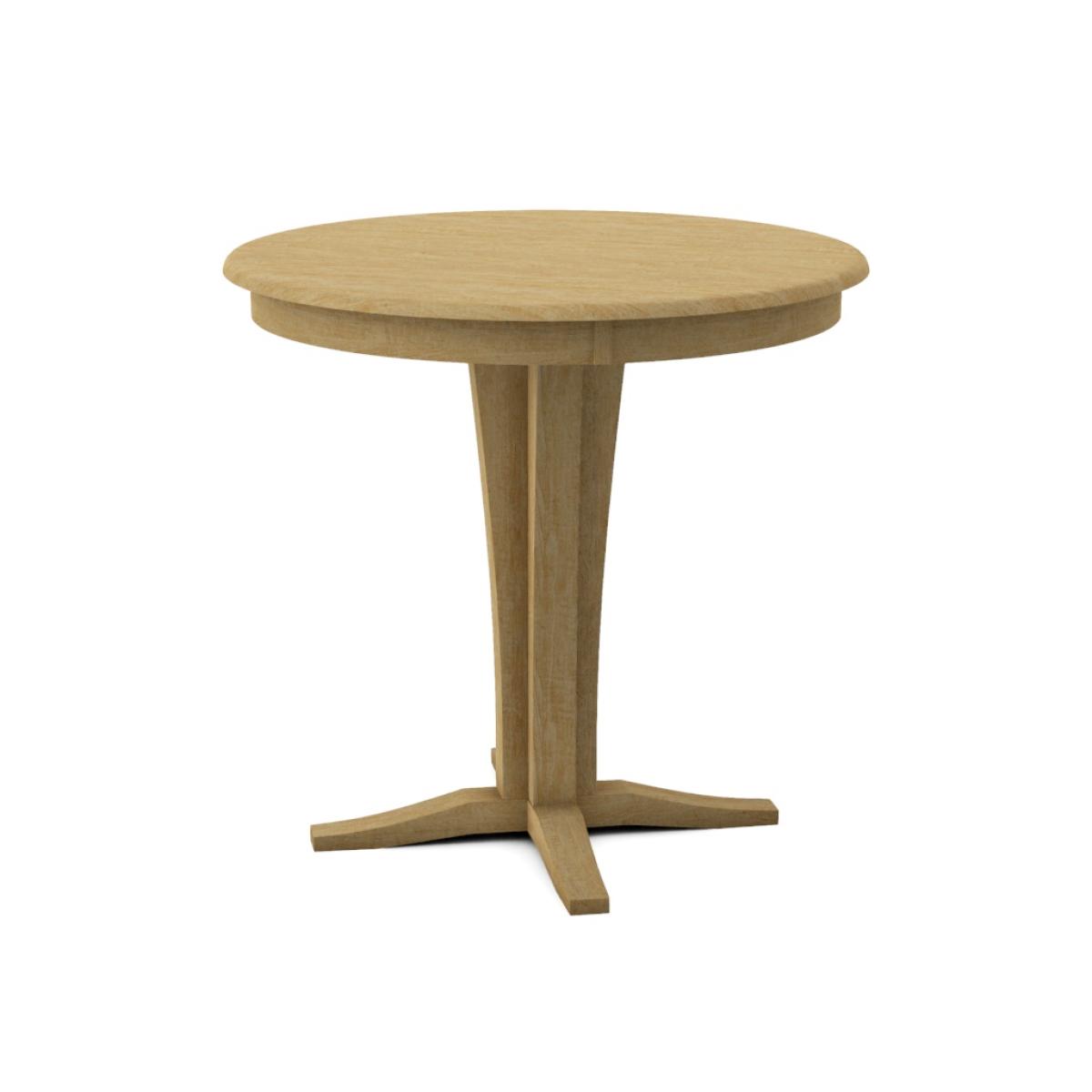 Build Your Own Pedestal Table w/ 36"H Verona Pub Pedestal for Solid Tops - Image 6