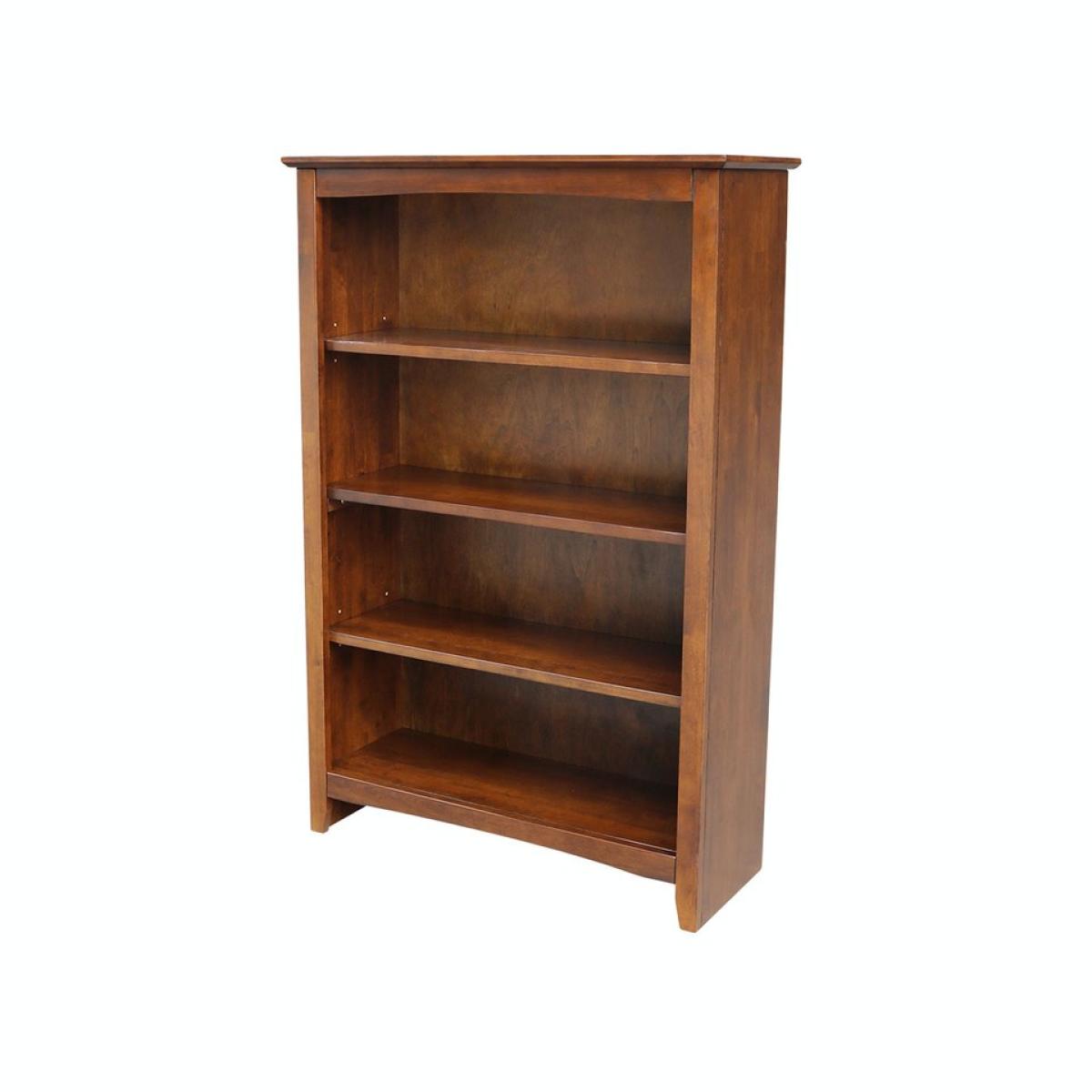 Home Accents - 48''H Shaker Bookcase Espresso - Image 2