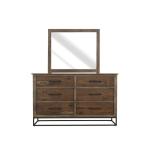 Mirror - Natural Teca - Image 3