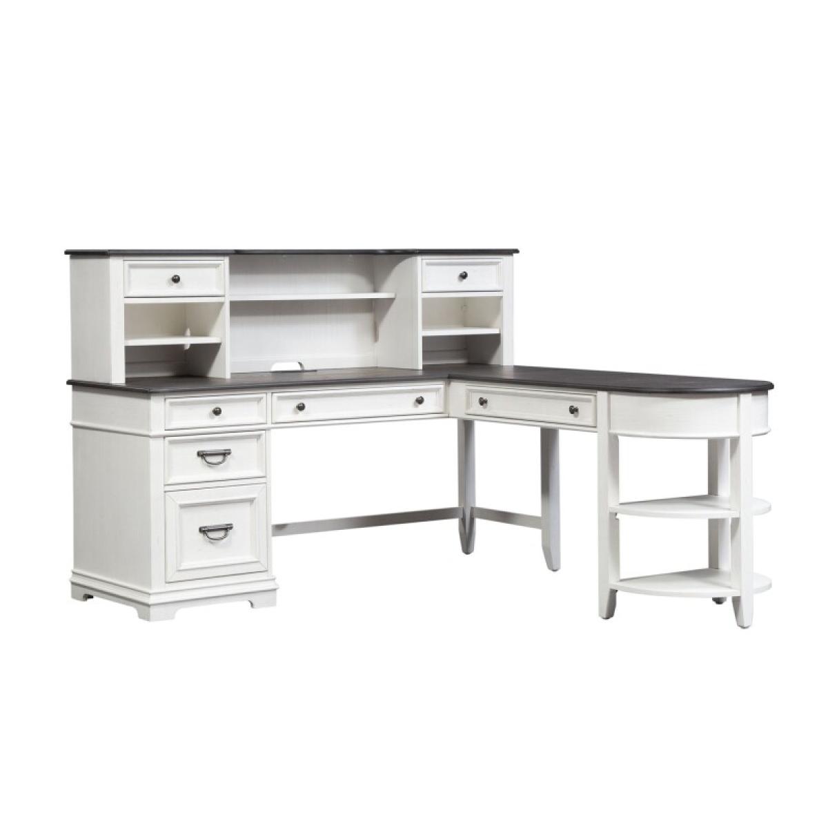 Allyson Park L Shaped Desk Set - Image 3