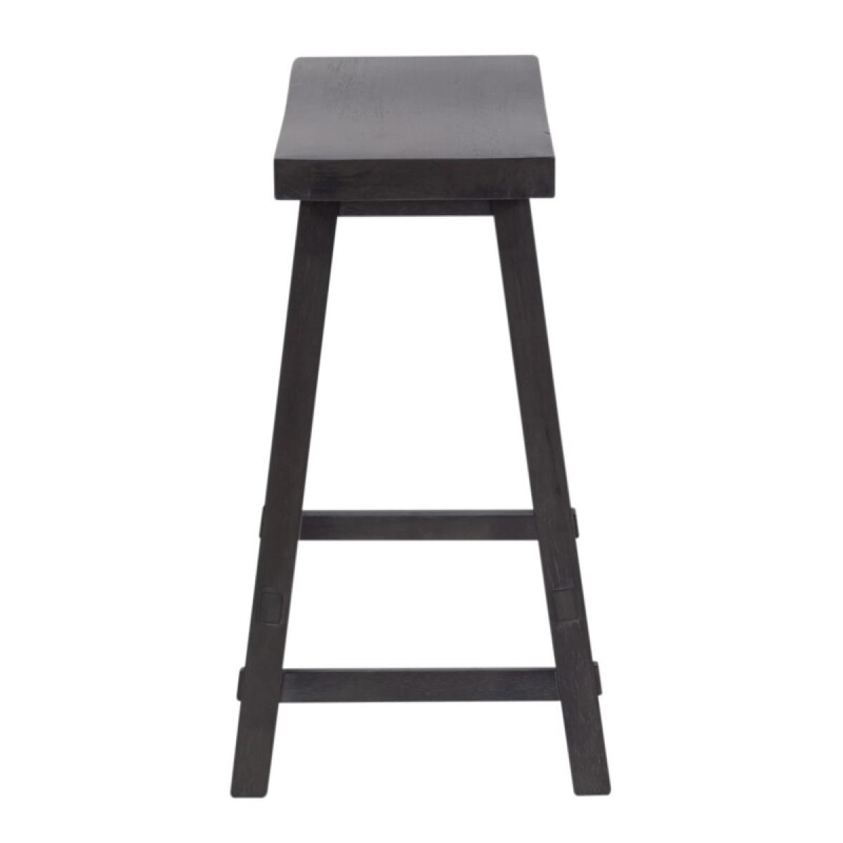 Creations 24 Inch Sawhorse Counter Stool - Slate - Image 5