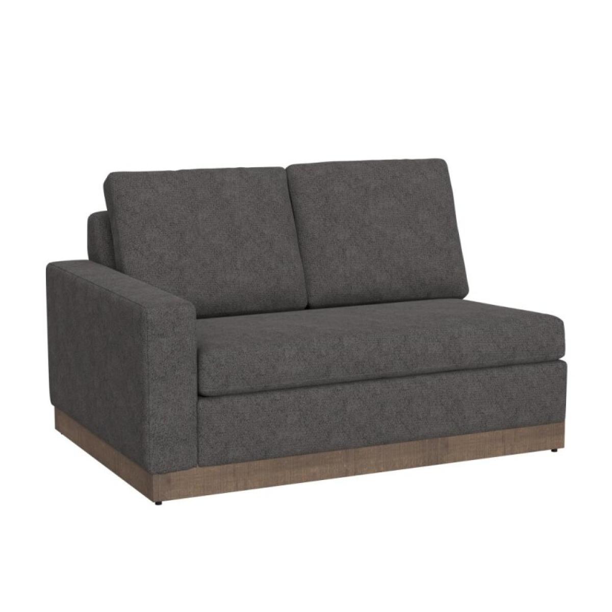 Wooden Frame & Base, Sectional Left-Arm Loveseat - Georgia - Image 2