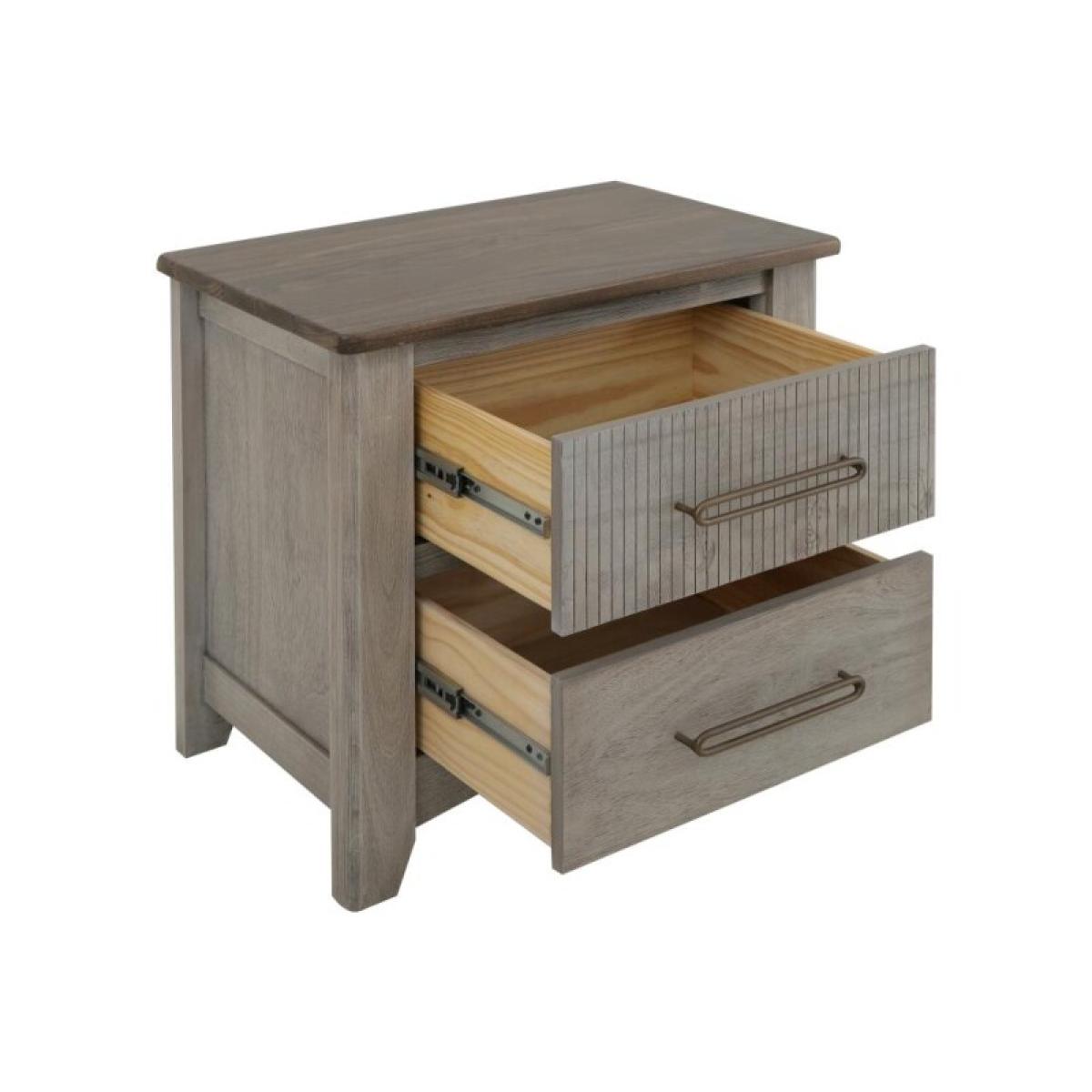 2 Drawer, Nightstand - Ridge - Image 4