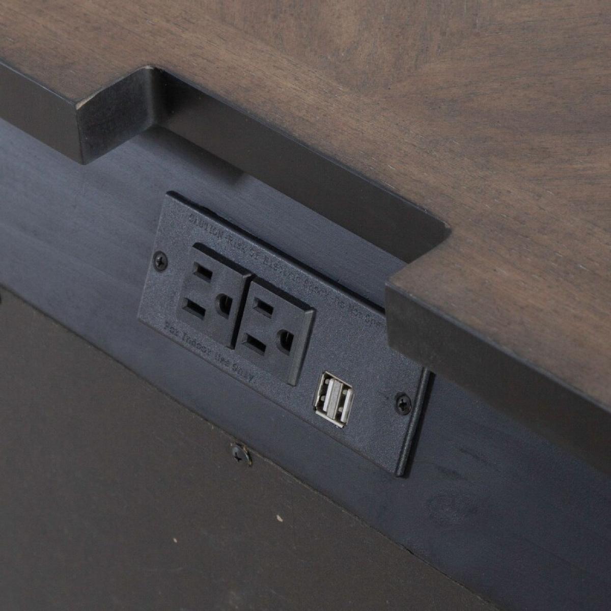 3 Drawer Night Stand with Charging Station - Image 10