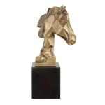 Chiseled Horse Bust, Sculpture - Image 5