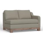Wooden Frame & Base, Sectional Right-Arm Loveseat - Samba