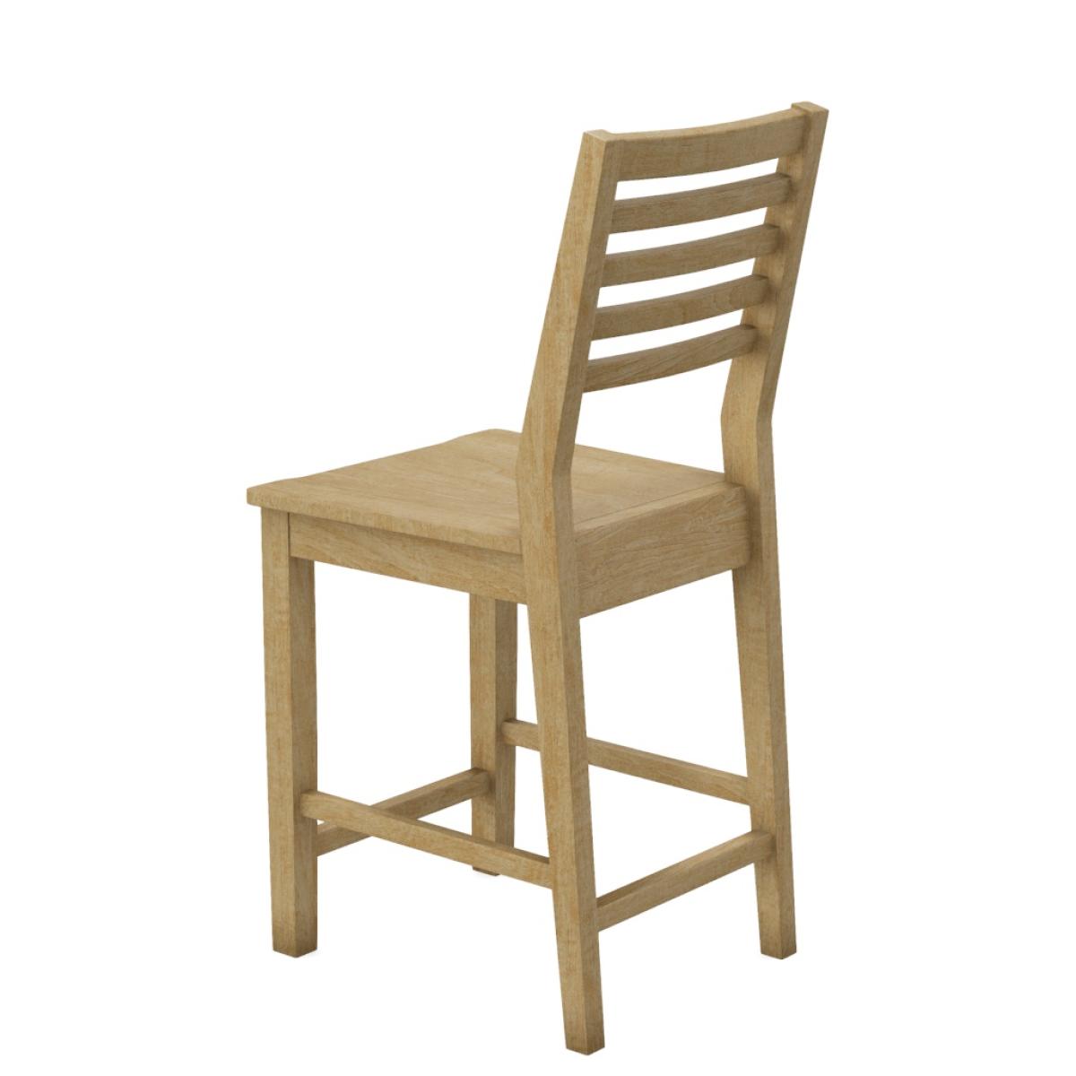 24" Aspen Ladder Back Counter Stool - Image 18