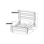 5/0 Queen Headboard - Merida - Image 4