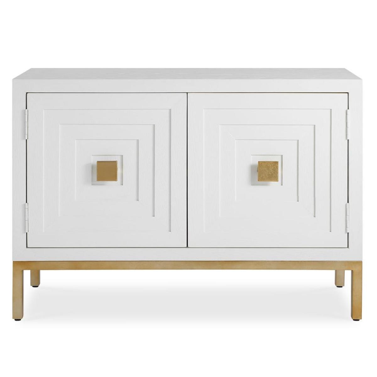7521bcd0844432d45c2ab21dcf77fb71 Aiken 2 Door Cabinet, White - Image 1