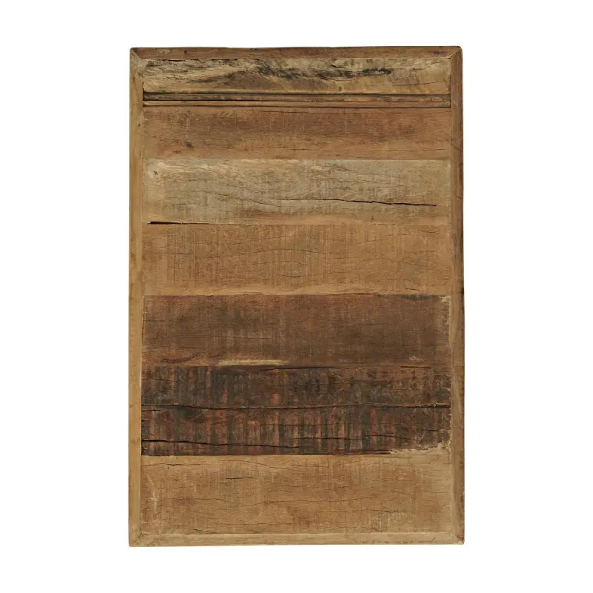 Reclamation Salvaged Wood Chairside Table - Image 7