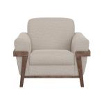 Wooden Frame & Base, Armchair - Loft Brown - Image 3