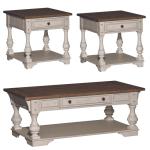 Morgan Creek 3 Piece Set (1-Cocktail 2-End Tables) - Image 3