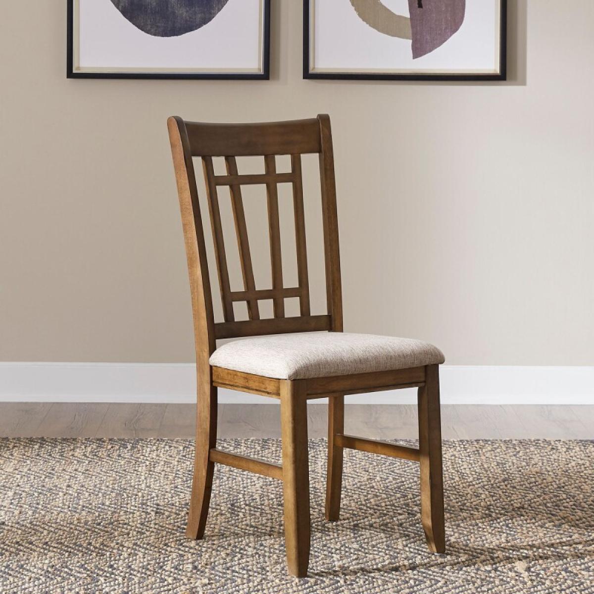 Santa Rosa Lattice Back Side Chair - Image 2