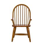 Treasures Bow Back Arm Chair - Oak - Image 4