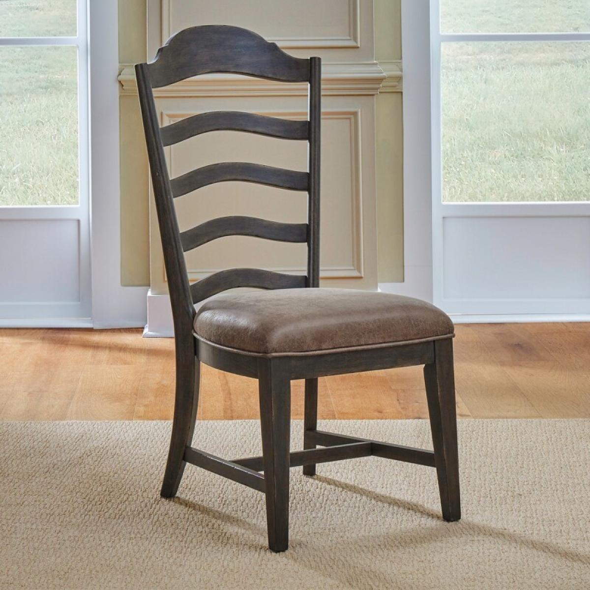 Paradise Valley Uph Ladder Back Side Chair (RTA) - Image 2