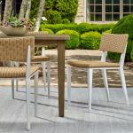 Calbas Outdoor Dining Chair, White - Image 4