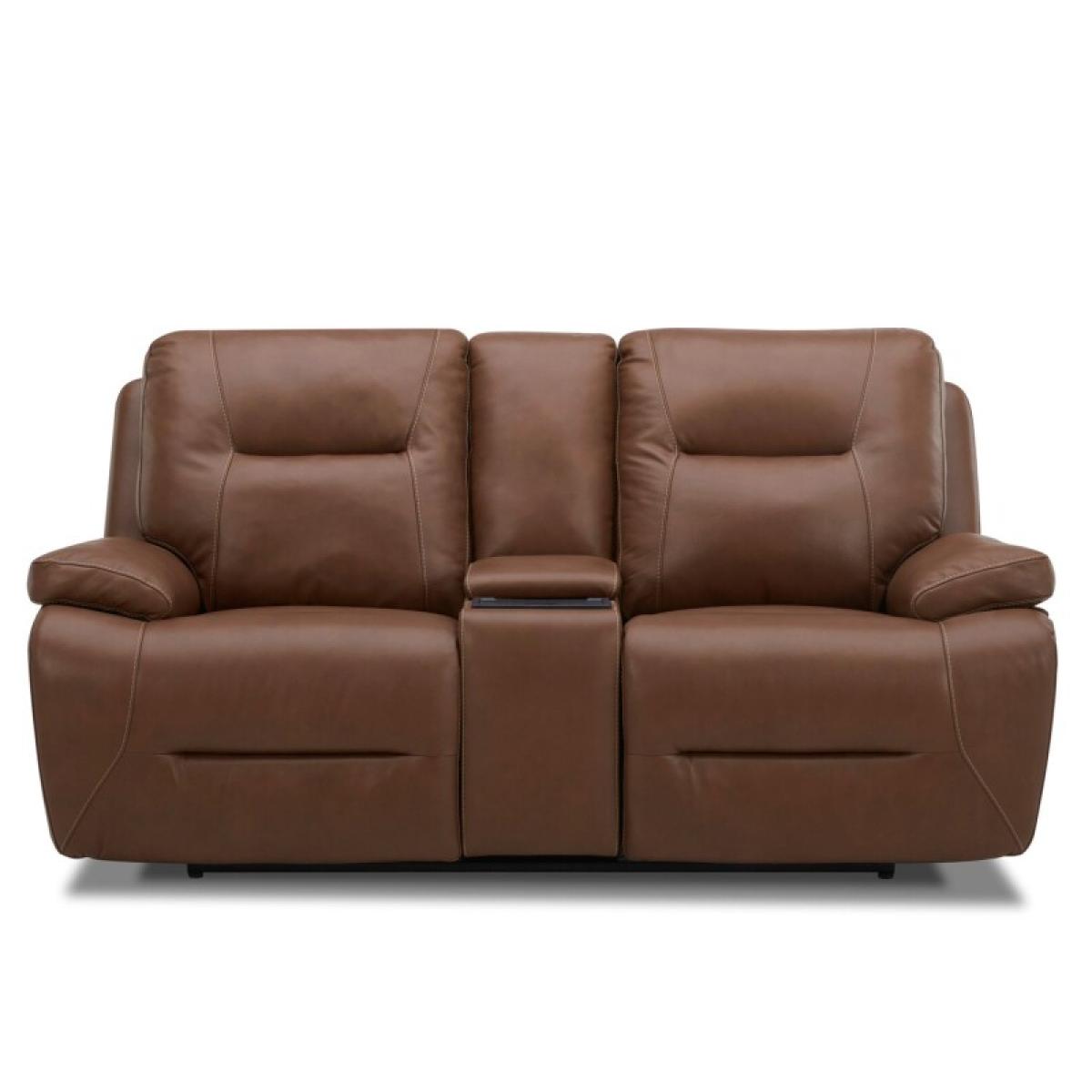 Loveseat w/Console P3 & ZG - Saddle - Image 5