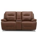 Loveseat w/Console P3 & ZG - Saddle - Image 5