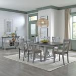 Newport 7 Piece Trestle Table Set