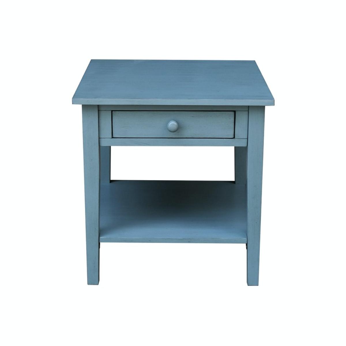Destinations Collection - Spencer End Table in Ocean Blue - Image 4
