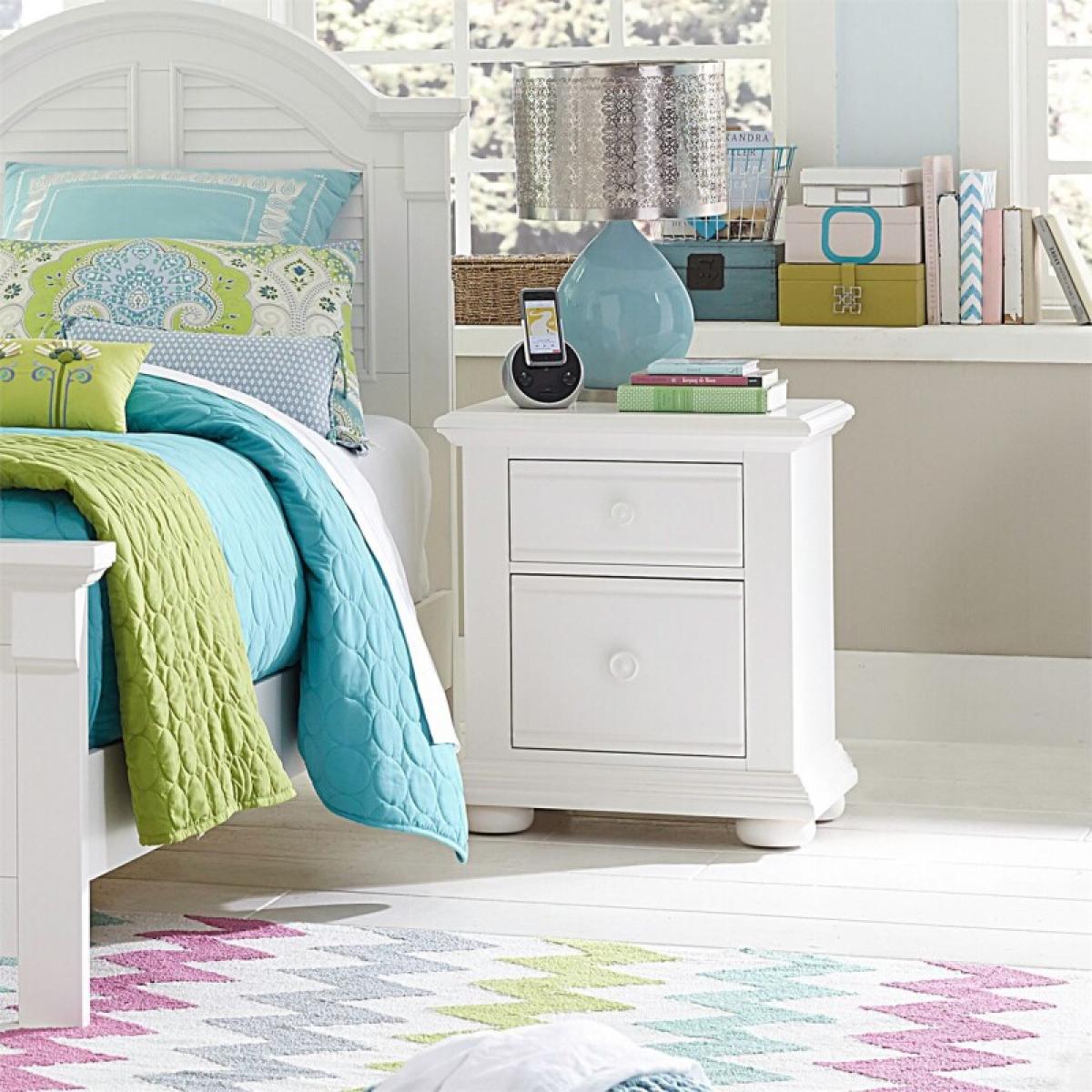 Summer House 2 Drawer Night Stand - Image 2