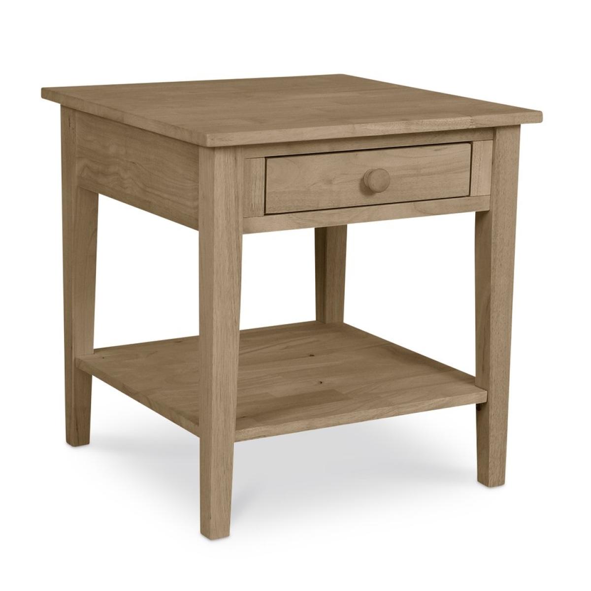 77edb90395781a061b75a01b850b7bee Destinations - Spencer End Table in Honey - Image 1