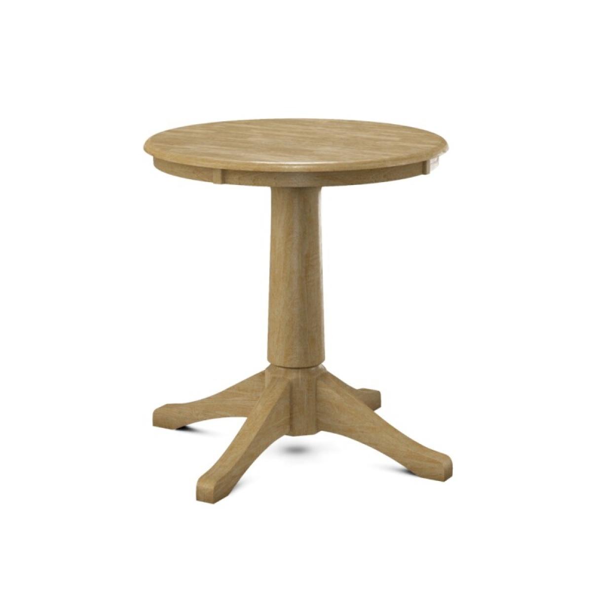 Build Your Own Pedestal Table w/30"H Small Transitional Pedestal - Image 17