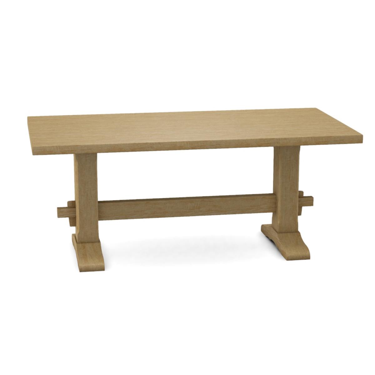 Trestle Solid Table Top w/ Trestle Table Base - T-7236T - Image 22