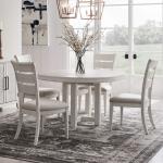 5 Piece Pedestal Table Set