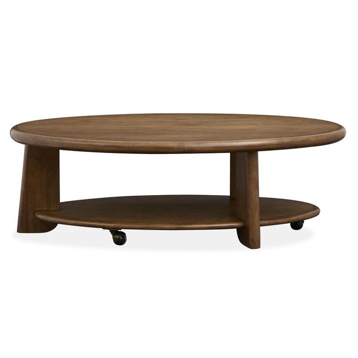 Tanner T6354-47 Oval Cocktail Table w/Casters - Image 6