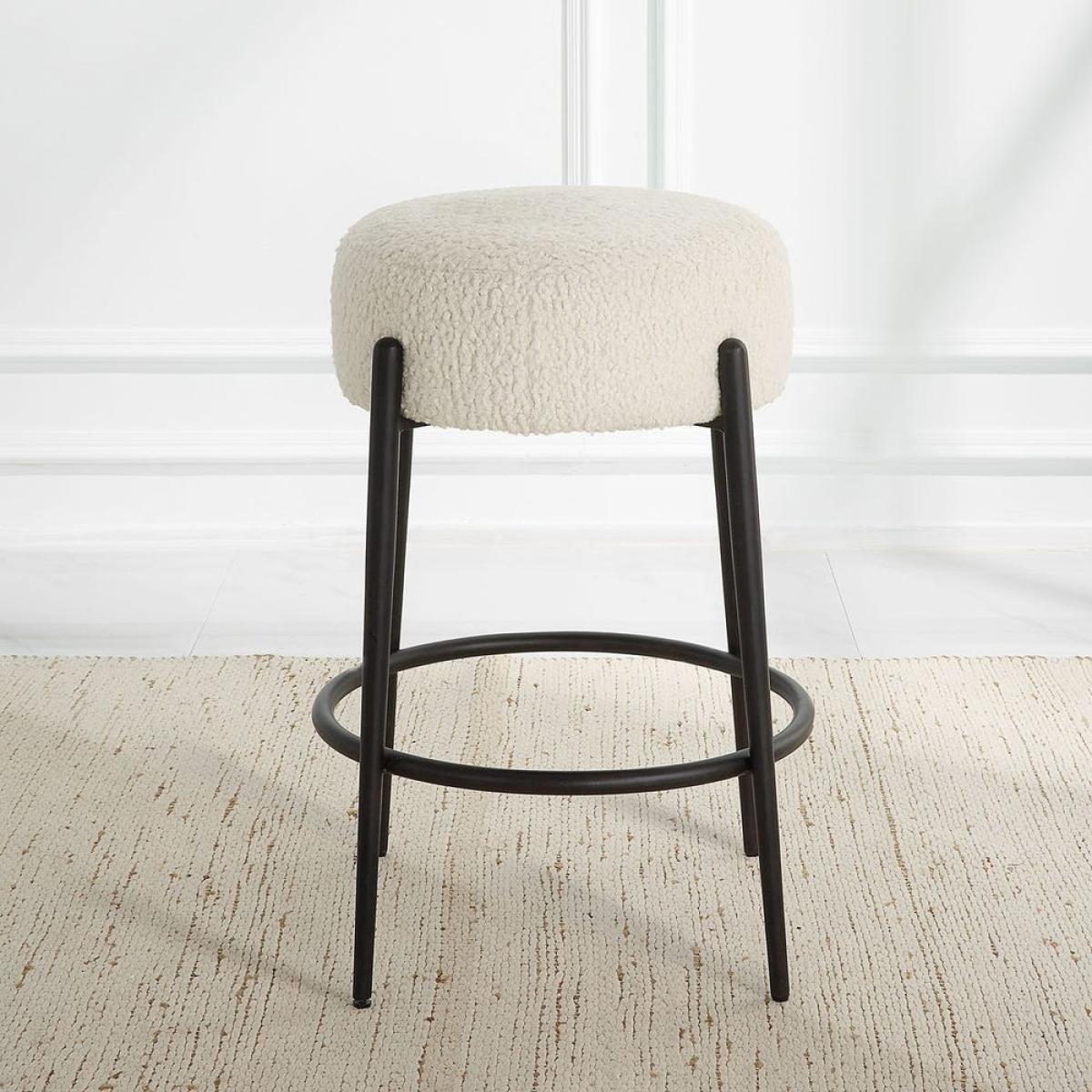 Arles Counter Stool, Black - Image 5