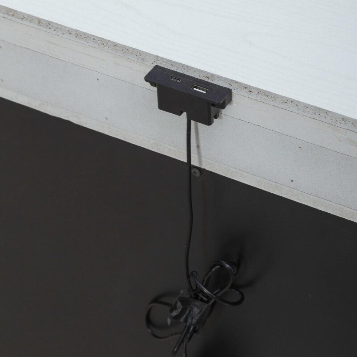 Reflections Nightstand w/ Lights and Charging Station - Image 15