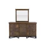 6 Drawer, 1 Door Dresser - Walnut - Image 5