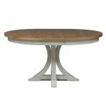 Farmhouse Reimagined Opt 5 Piece Pedestal Table Set - Image 4