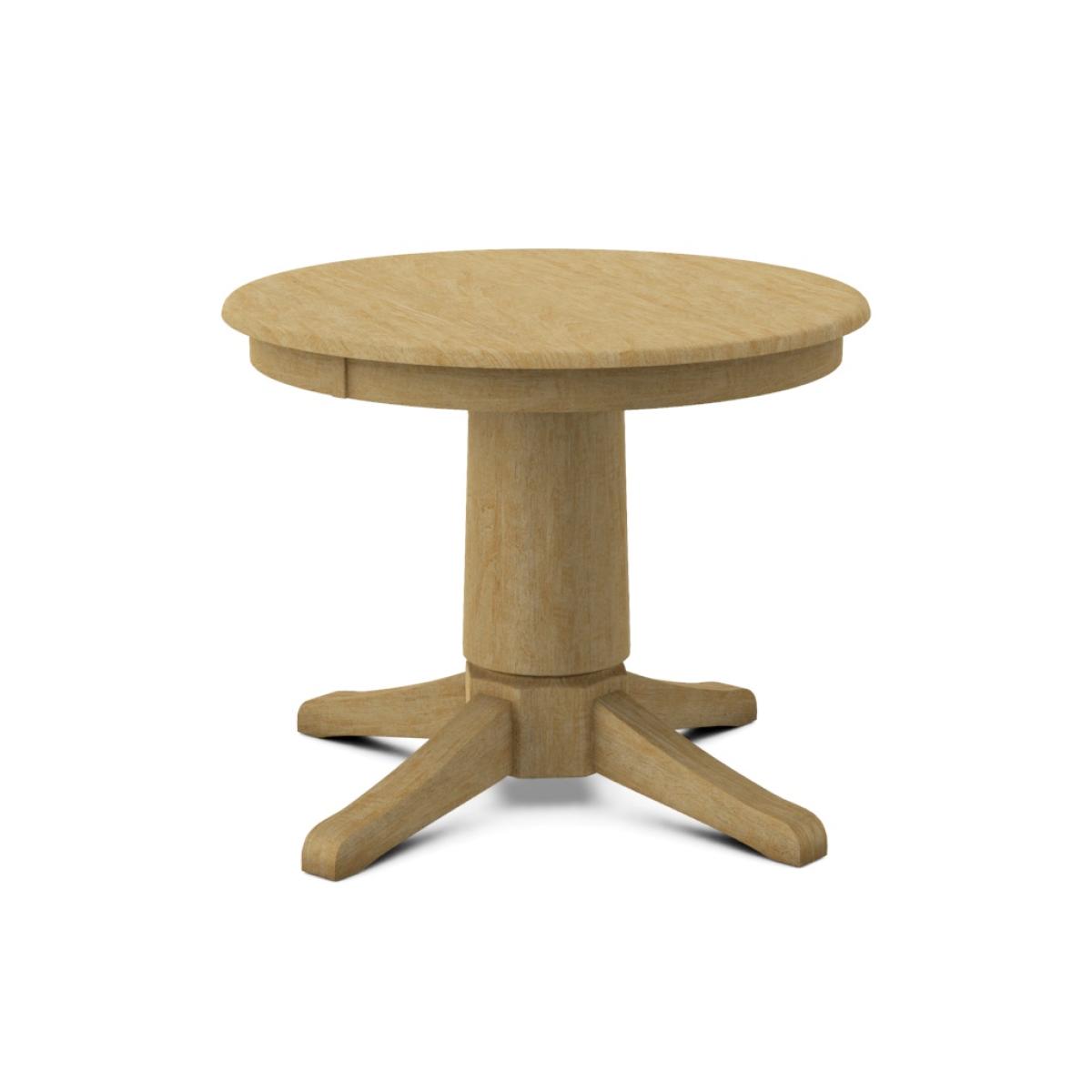 Build Your Own Pedestal Table w/ 30"H Transitional Pedestal for Solid Tops - Image 16