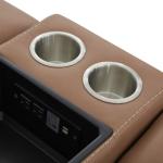 Loveseat w/ Console P2 & ZG - Butternut - Image 11