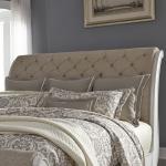 King Uph Sleigh Headboard